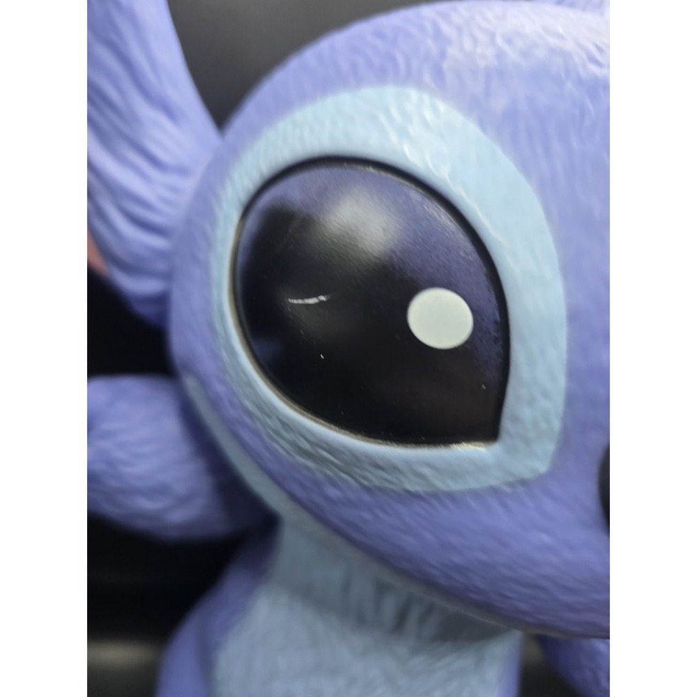 Disney Lilo & Stitch Large 14" Vinyl Figure Statue Big Ears Blue Alien...